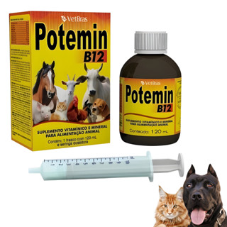 Potemin B12 120ml Suplemento Vitaminico Mineral Massa Muscular Engorda Energia Vitalidade Força PitBull Pit Monster em Oferta na Shopee