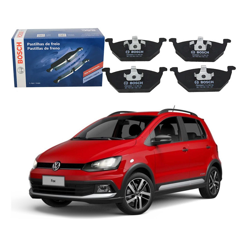Pastilha Freio Dianteira Bosch Fox Xtreme 1.6 2018 A 2022 em Oferta na Shopee