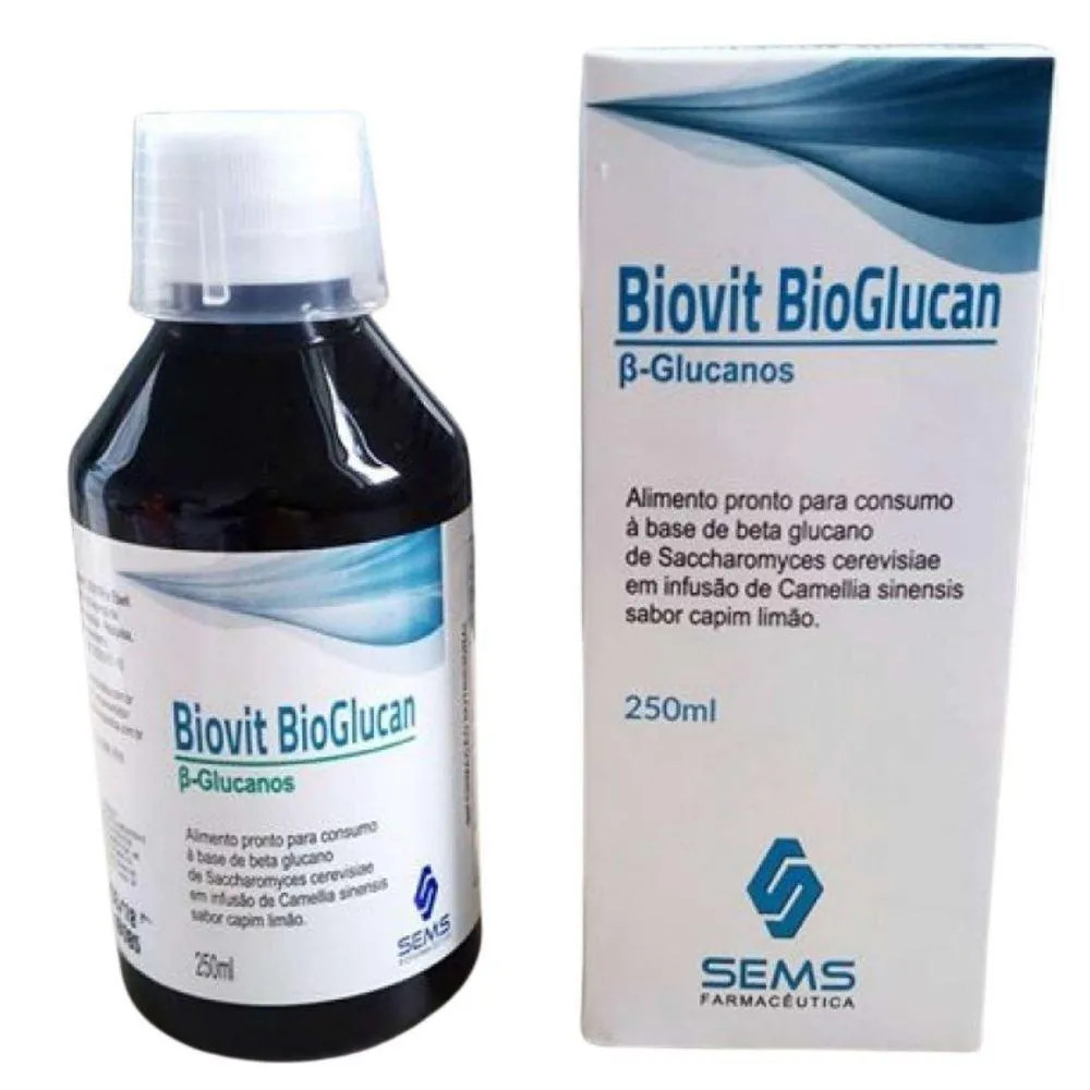 Kit 2x Biovit Bioglucan 250ml | Energia, Imunidade e Vitalidade | Beta-Glucanos SEMS — imagem 2 de 2