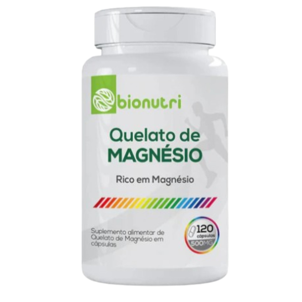 MAGNESIO QUELATO 120 CAPSULAS BIONUTRI em Oferta na Shopee