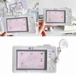 GONNA Photocard Holder PVC Sleeve Porta-Cartões 3 Polegadas Pingente Corrente