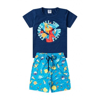 Pijama Infantil Masculino Noite De Lanchinhos em Oferta na Shopee
