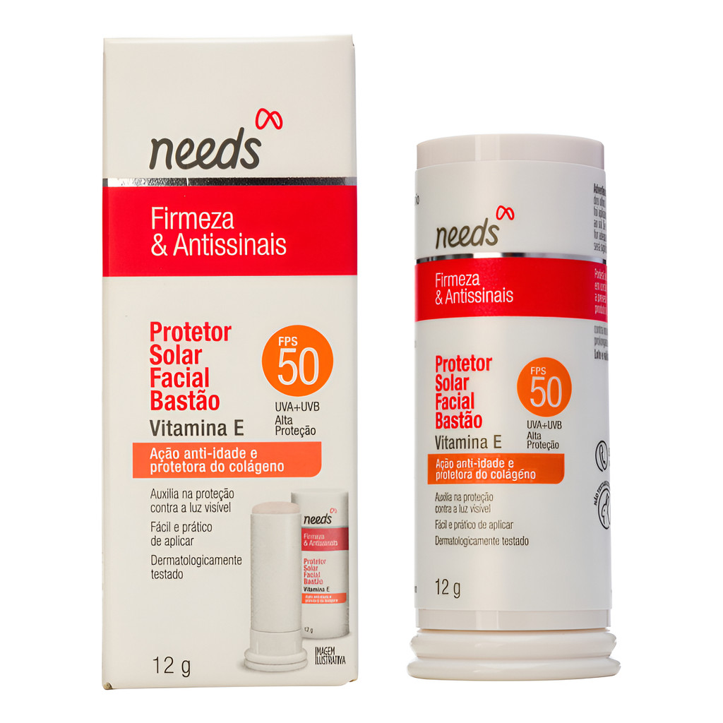 Protetor Solar Facial Fps50 Firmeza E Antiss.s/cor Bastão12g