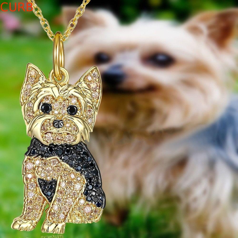 CURB Beagle Pingente , Buldogue Francês Strass Pet Filhote De Cachorro Colar , Poodle Animal Bonito Cão Feminino Masculi