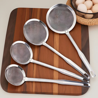 304 coador de aço inoxidável cozinha pesca macarrão cozido fritar panela quente malha fina colher filtro leite soja filt