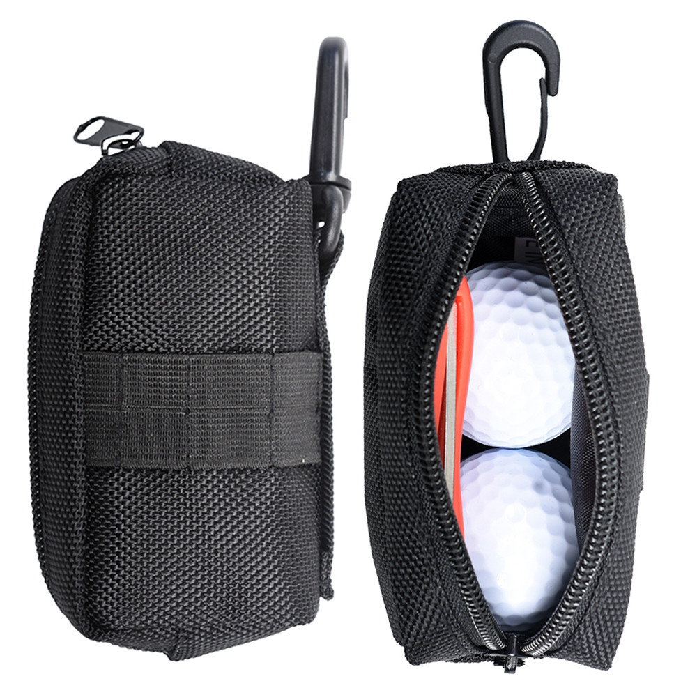 Bolsa de cintura pequena para golfe, acessório inferior, bolso com zíper, pode pendurar acessórios de golfe, bolsa de ar