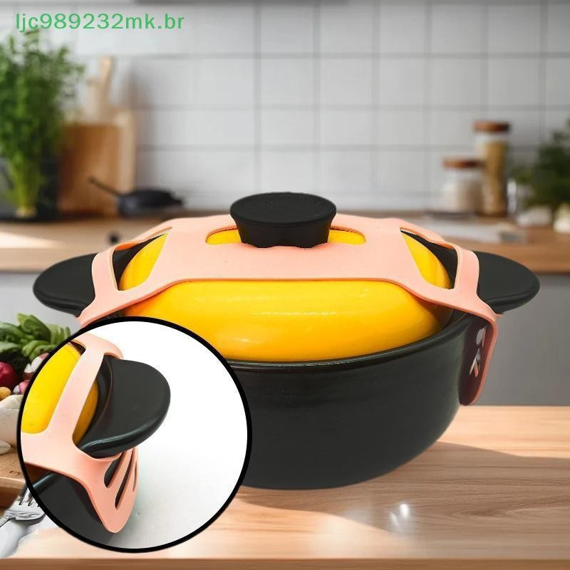 [MYBR] Alça De Tampa Reutilizável De 46 Cm Faixa Elástica De Silicone Suporte Universal Para De Panela Lancheira Ferrame