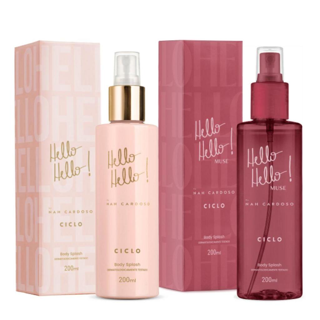 Combo Kit Body Splash Hello Hello + Muse 200 ml Desodorante Corporal Ciclo