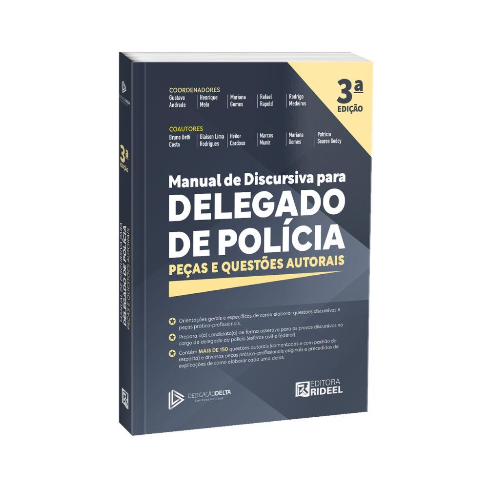 Livro Manual de Discursiva para Delegado de Polícia