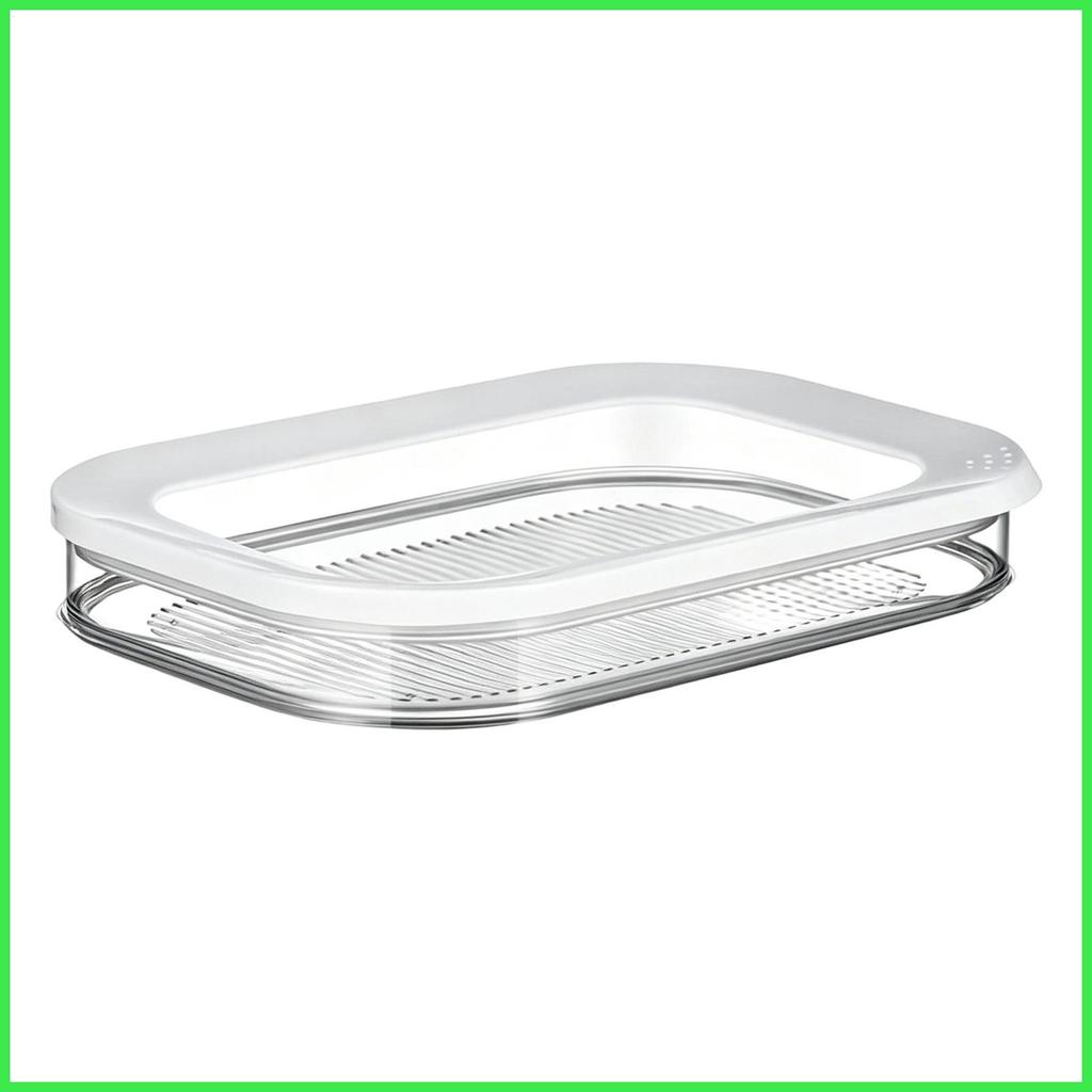 Recipientes De Armazenamento De Alimentos Claro Hermético Reutilizável Organizador Bacon Recipiente De Carne Para Gelade
