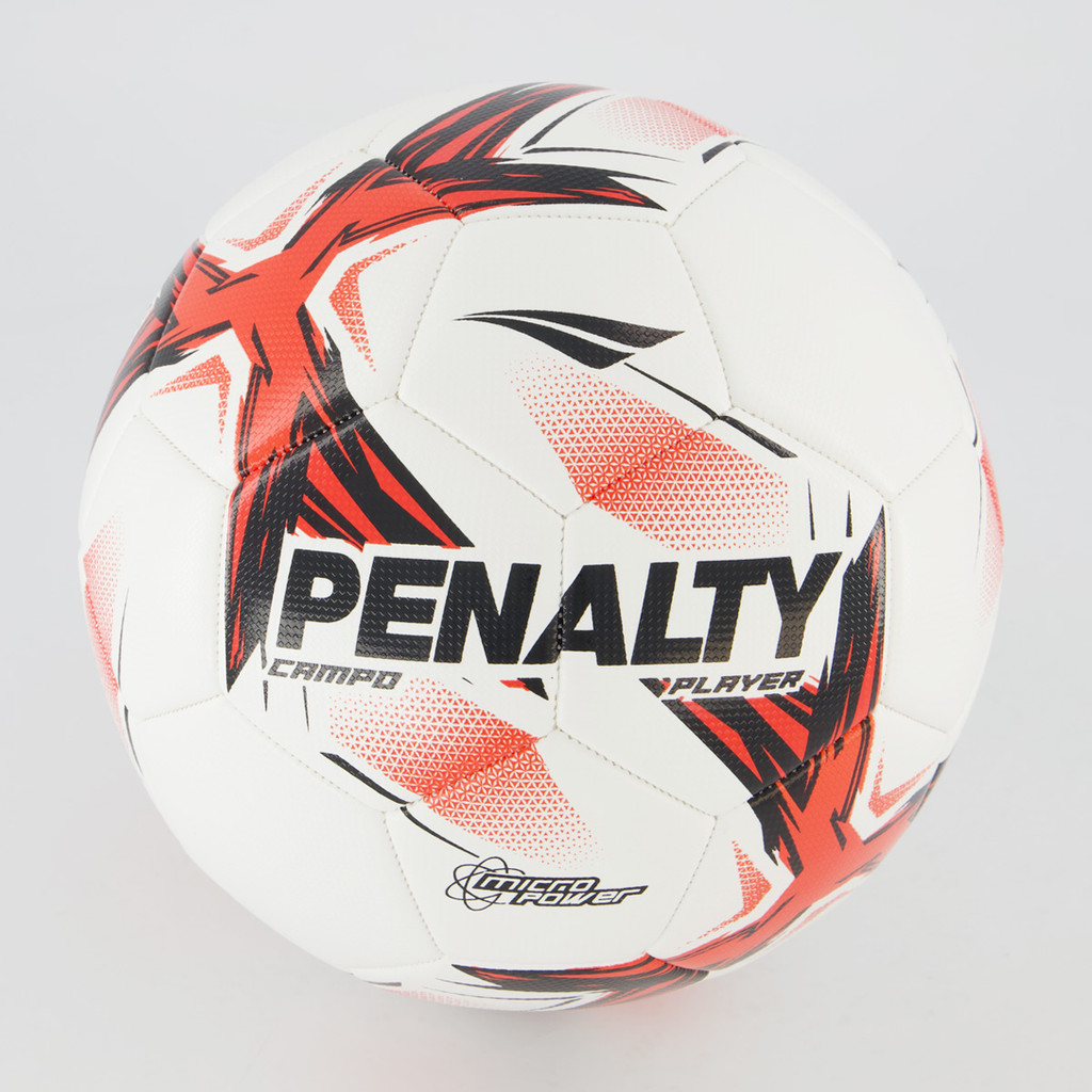 Bola Penalty Player XXV Campo Branca e Vermelha