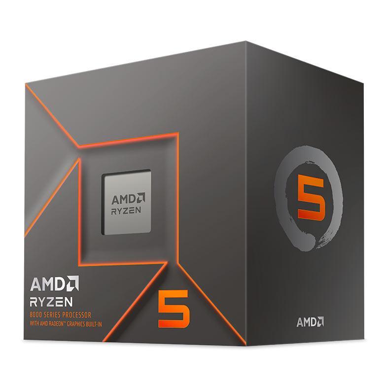 Processador AMD Ryzen 5 8500G, 6-Core 12-Threads 3.5GHz(5.0GHz Turbo)Cache 22MB AM5 100-100000931BOX