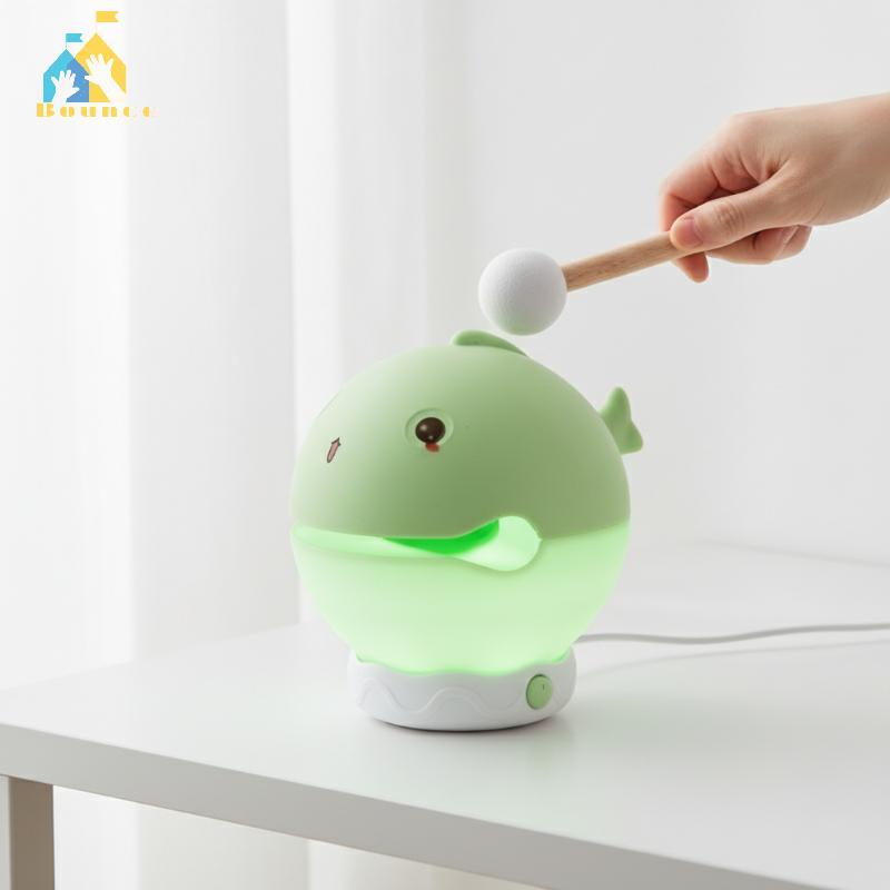 Imagem Bbounce Luz Noturna De Peixe De Madeira Com Brilho Relaxante , Ideal Para Espaços De Meditação , Efeito Calmante , Agrad