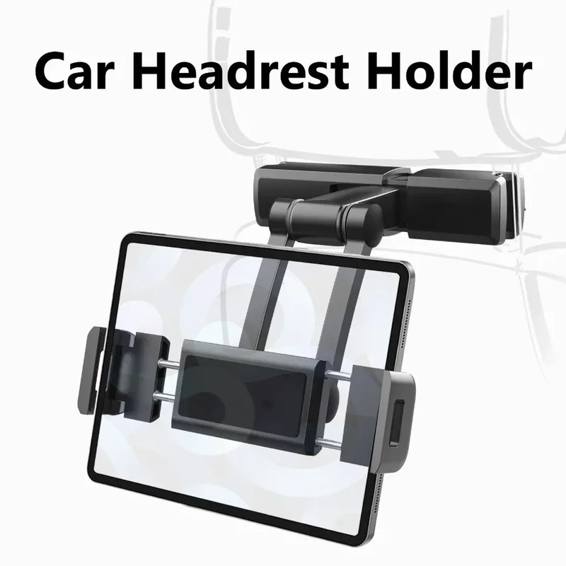 Dobrável Assento Traseiro Encosto De Cabeça Tablet Telefone Suporte Do Carro Ajustável Para Xiaomi IPhone IPad Montagem 