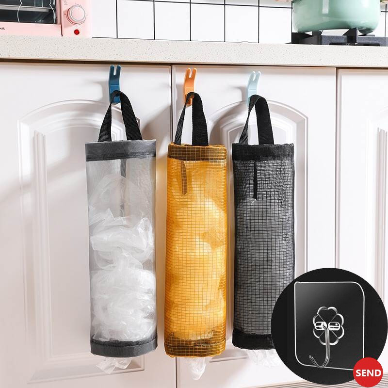 Organizador/Dispensador de Sacolas de Compras/Saco Organizador de Plástico para Armazenamento de Sacolas de Cozinha
