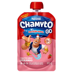 Chamyto Iogurte Parcialmente Desnatado Morango 100g