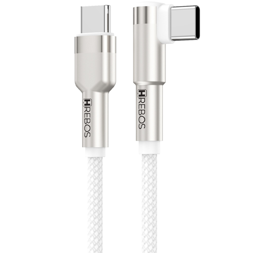Cabo USB C para USB C 100W Turbo Premium Metal Arch 1 Metro Hrebos CB 378C - BRA