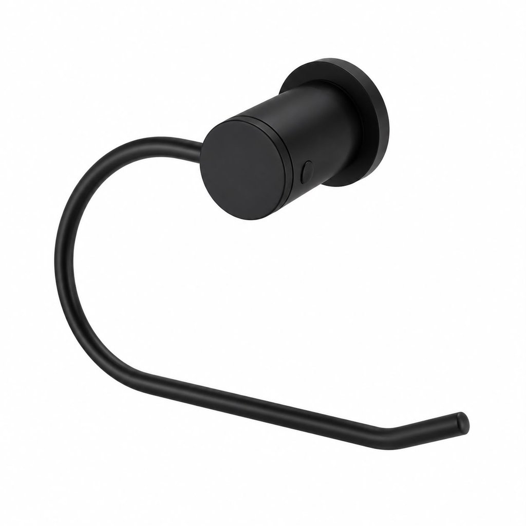 porta toalha rosto para banheiro luxo preto fosco