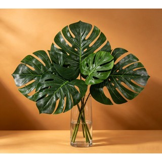 20/30/40 Pcs Folhas De Palma Artificial Tropical De Verao ParaCasamento Luau Selva Havaia…
