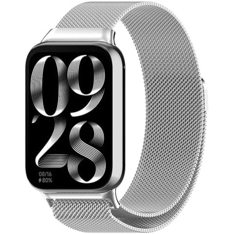 Pulseiras De Metal Para Xiaomi Smart Band 9 Pro/Mi 8 Redmi Watch 4 , Magnéticas 