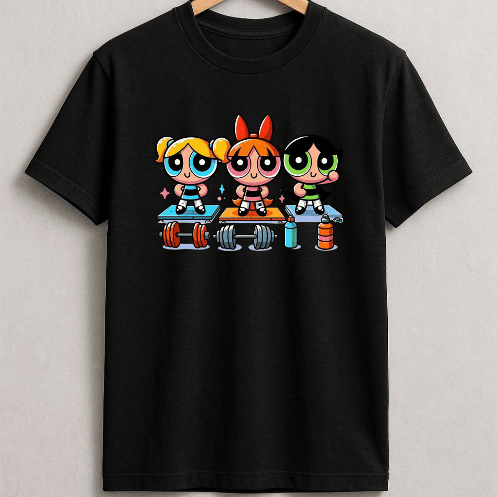 Camiseta Feminina Estampa MENINAS SUPER PODEROSAS GYN 100% Algodão Confortável Promoção