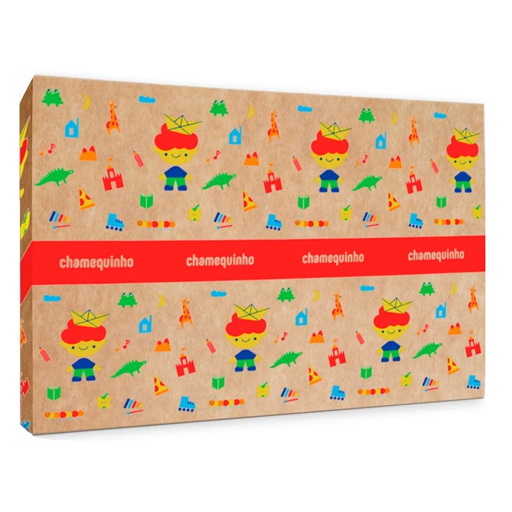 Cartolina Branca 180g pacote com 100 folhas Chamequinho