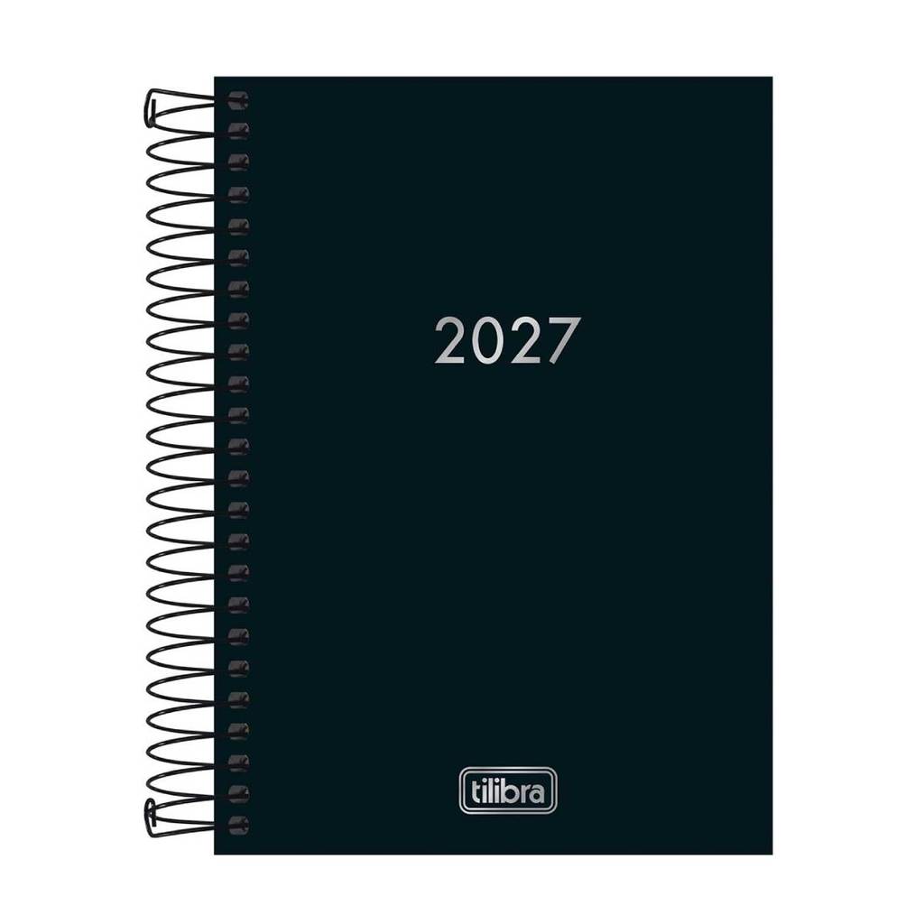 Agenda executiva espiral diária Napoli 187x129mm 2027 Tilibra