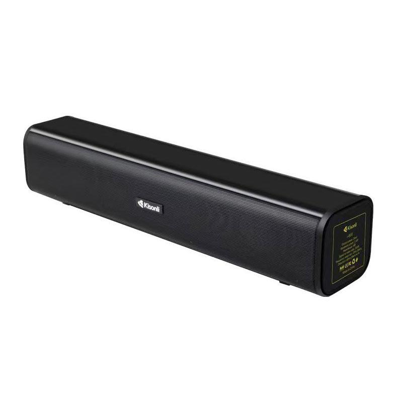 Soundbar Kisonli I600, 6W, USB, Preta, KSL-I600-BK