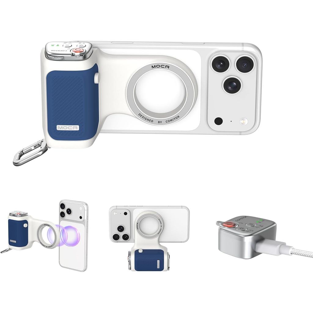 COMITOK MOCA Suporte de Câmera para iPhone 17 Pro, Não Requer Aplicativo para iO