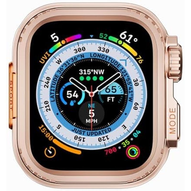 Capa De Metal Robusta VeveXiao Designer Compatível Com Apple Watch Series 9 8 7