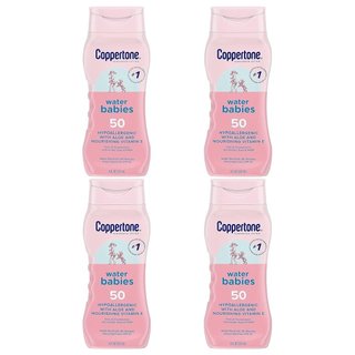 Loção Hidratante para Bebês Coppertone Não Irritante com FPS50 (4 frascos) KJXG