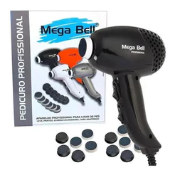 Aparelho Pedicuro Mega Bell Profissional Motor De Lixar Pé 220v Elétrico