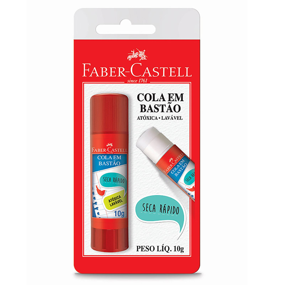 Cola bastão 10g SM/8110\372911 com 1 unidade Faber-Castell