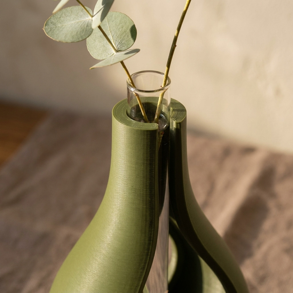 Vaso Gota Tubo De Ensaio Decorativo Solitario Flor Unica — imagem 2 de 2