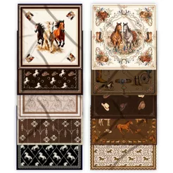 Kit 10 Lenços Country Western 70x70cm Tecido Sedinha 3