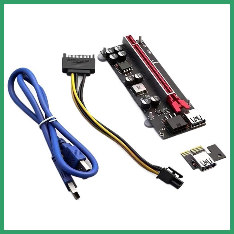 populares ? Cabo Adaptador USB3.0 PCI-E De Extensão De Placa Gráfica 6P Acessórios Para Computador