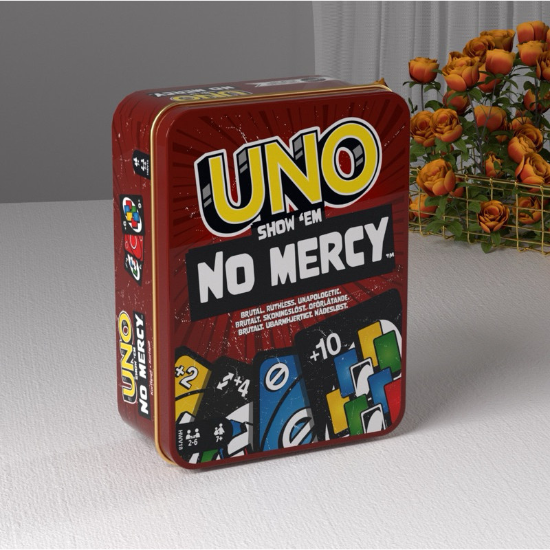 UNO No Mercy Metal Tin Edition (Inclui 168 Cartas)