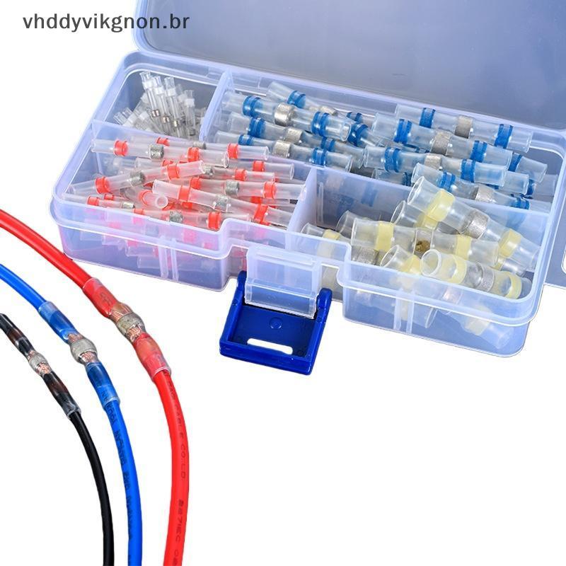 vhddyvikgnon 50/70/100 Unidades Fita De Cobre Elétrica Manga De Solda À Prova D'água Vedação Anel De Estanho Termo Retrá