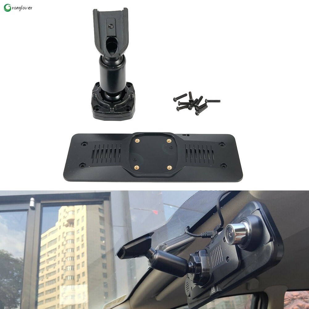 Suporte Para Espelho Retrovisor DVR Carro-Painel De Placa Traseira De Montagem Interna Sem Alça