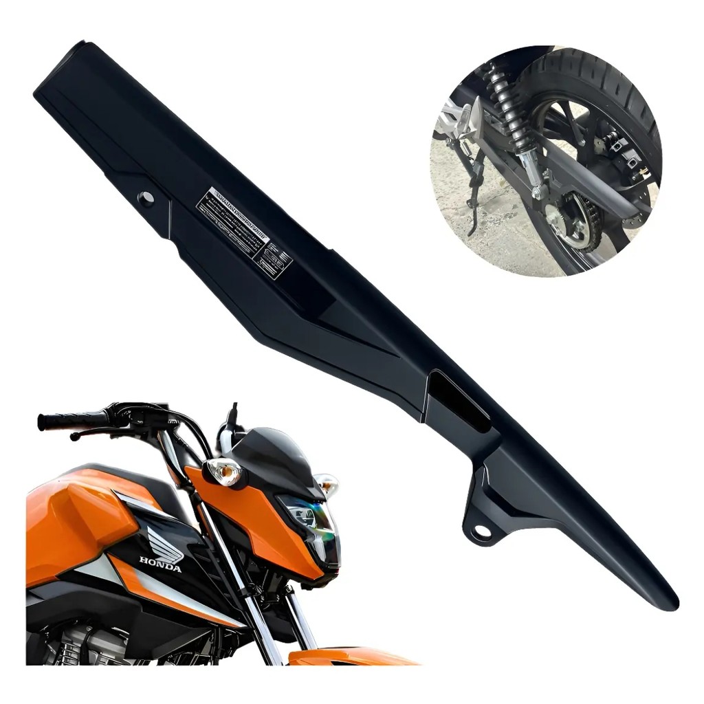 PROTETOR DE CORRENTE HONDA CG TITAN FAN START 160 2019 2020 2021 2022 PRETO WESTER ORIGINAL WP7990