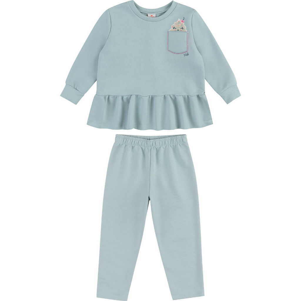 Conjunto Longo Moletom Infantil Menina Marisol