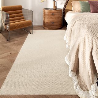 [Novo produto] Tapete nórdico simples estilo creme para sala de estar, quarto, cobertor de cabeceira, sofá decorativo, m