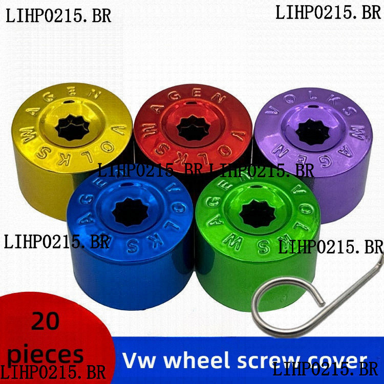 20 Pcs Tampa De Parafuso De Roda Para Volkswagen Polo/Passat/Jetta/Golf/Crosfox/Fox Decoração Hub