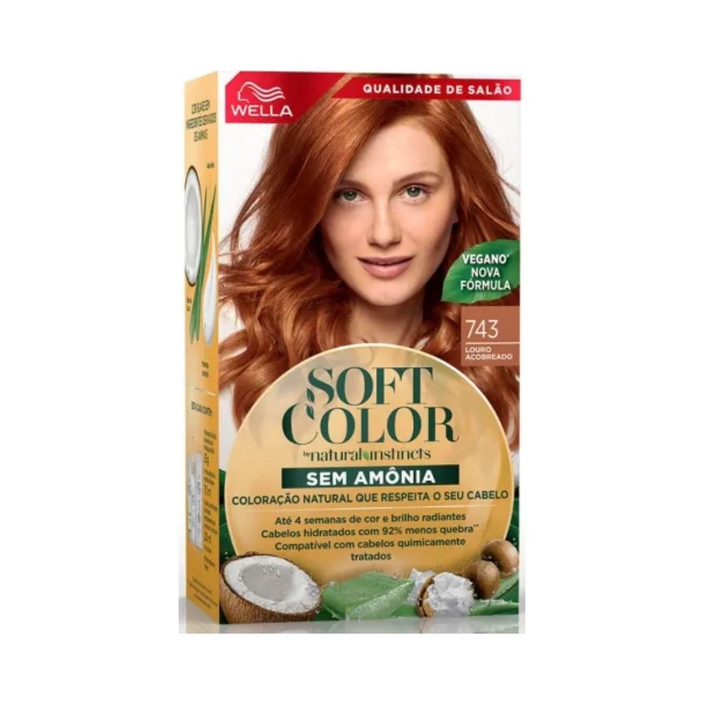 Wella Soft Color - 743 - Louro Acobreado