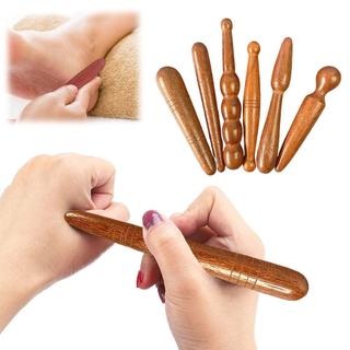 Bastão De Massagem De Ponto De Acupuntura Madeira,Mini Corporal De Cabeça Redonda, Massageador De Reflexologia Para Pés