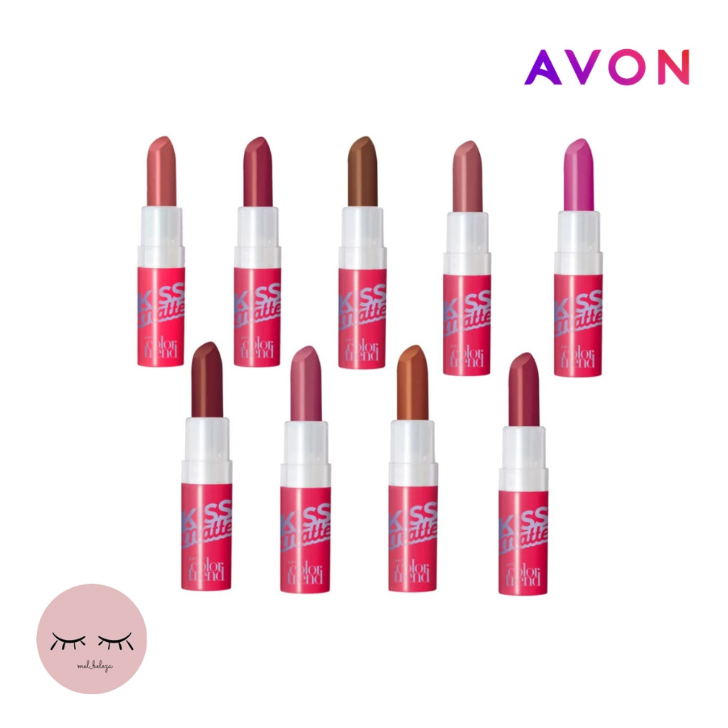 Batom Kiss Matte Avon Color Trend - Escolha sua Cor