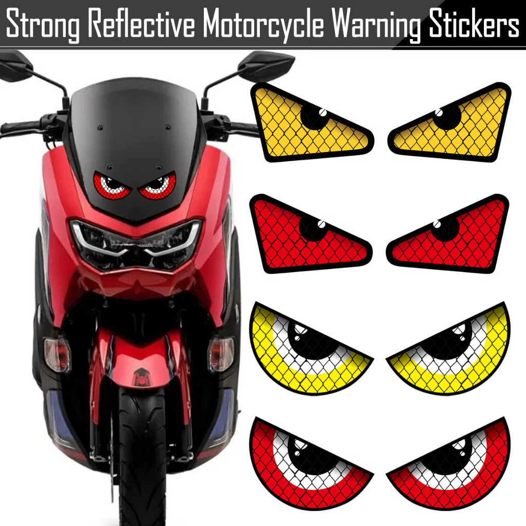 Adesivos refletivos para motocicletas modelo 2026, acessórios de segurança e advertência, decoração da carroceria