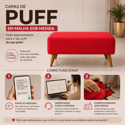 Capa Puff Malha sob medida diversos tamanhos