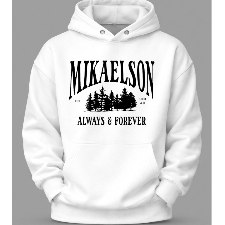 Moletom Canguru Estampado -Série Diário De Um Vampiro Mikaelson -Streetwear Unissex Confortável - Flanelado Envio Rápido