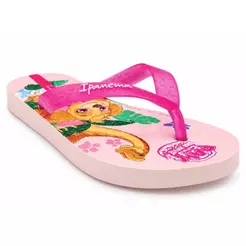 Chinelo Infantil Ipanema Patrulha Canina Rosa Rosa Glitter
